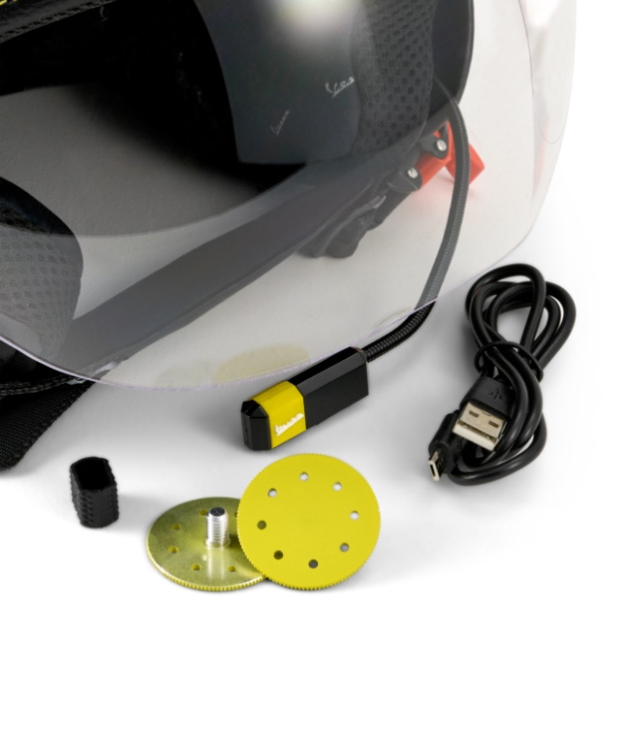 Vespa Jethelm Visor 4.0 Grigio Ottimista Matt - Bluetooth - L1