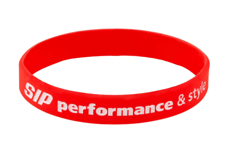 Gummiband "SIP performance & style" für Kotflügelnippel, rot