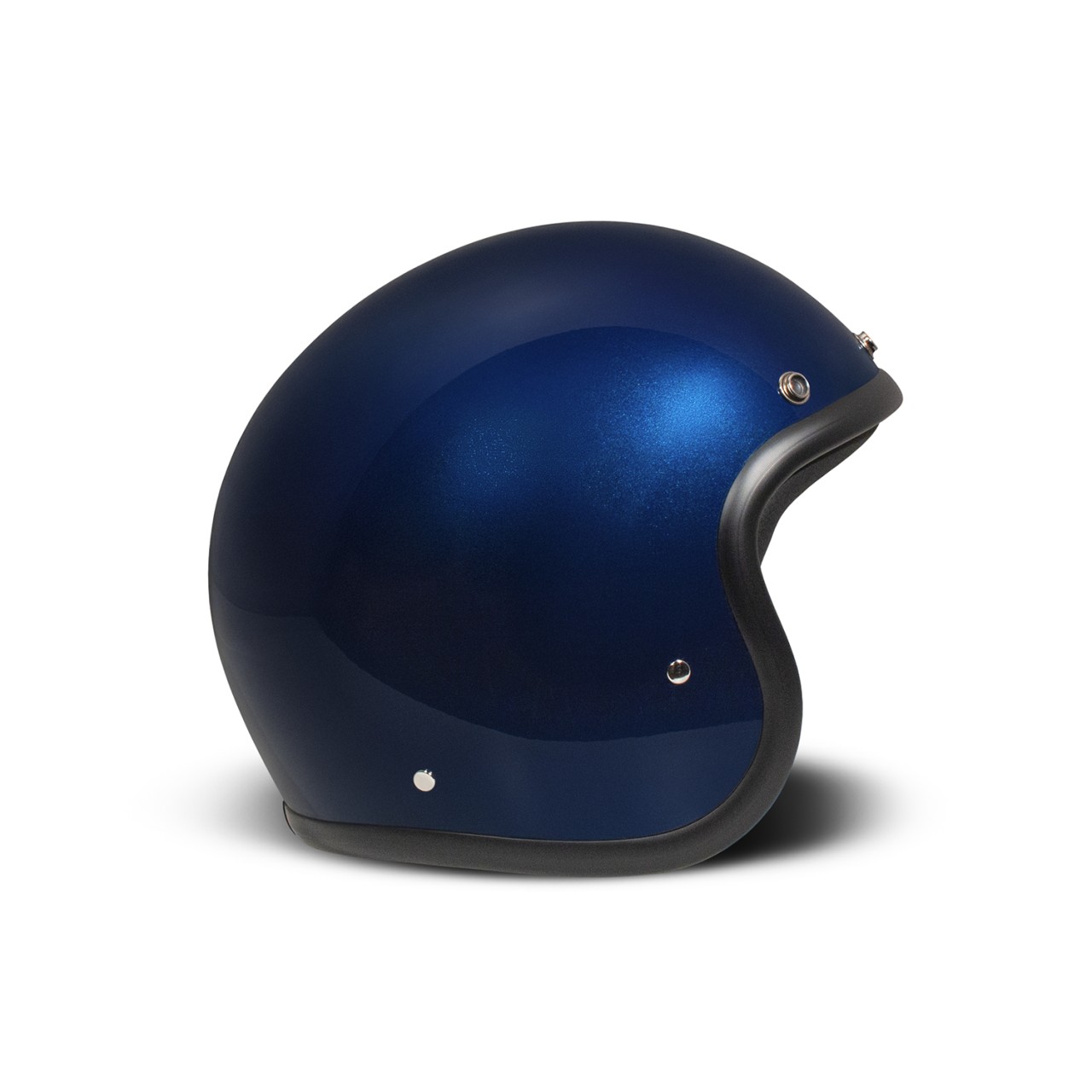DMD Jethelm Retro, blau, glitter, Deep Blue, Fiberglas, ECE 22.06