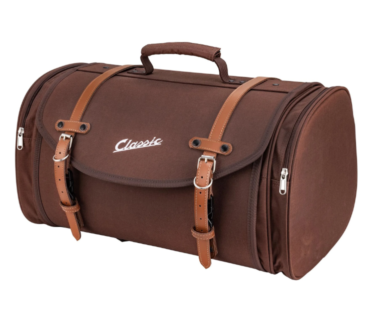 Tasche "Classic" groß für Vespa, Nylon, tobacco braun