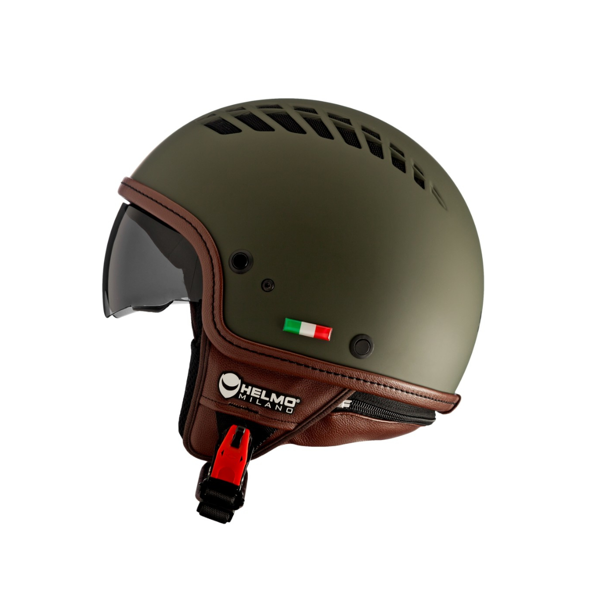 Helmo Milano Demi Jet, ViaColVento, grün, matt