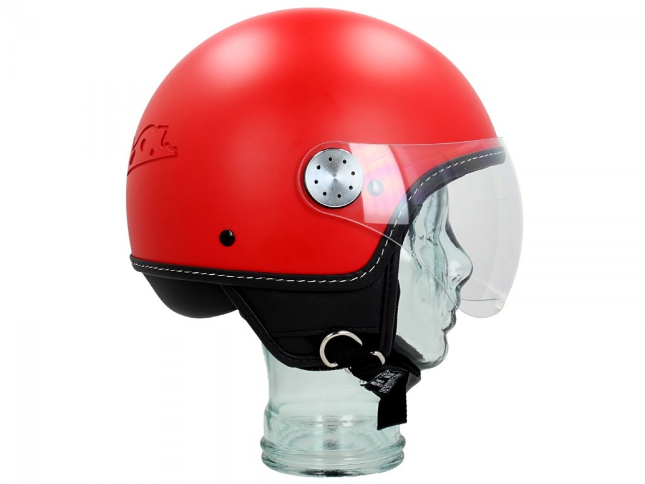 Vespa Jethelm Visor 3.0 rot profondo
