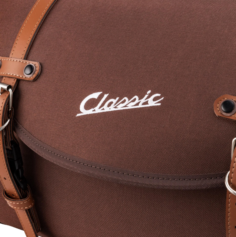 Tasche "Classic" groß für Vespa, Nylon, tobacco braun