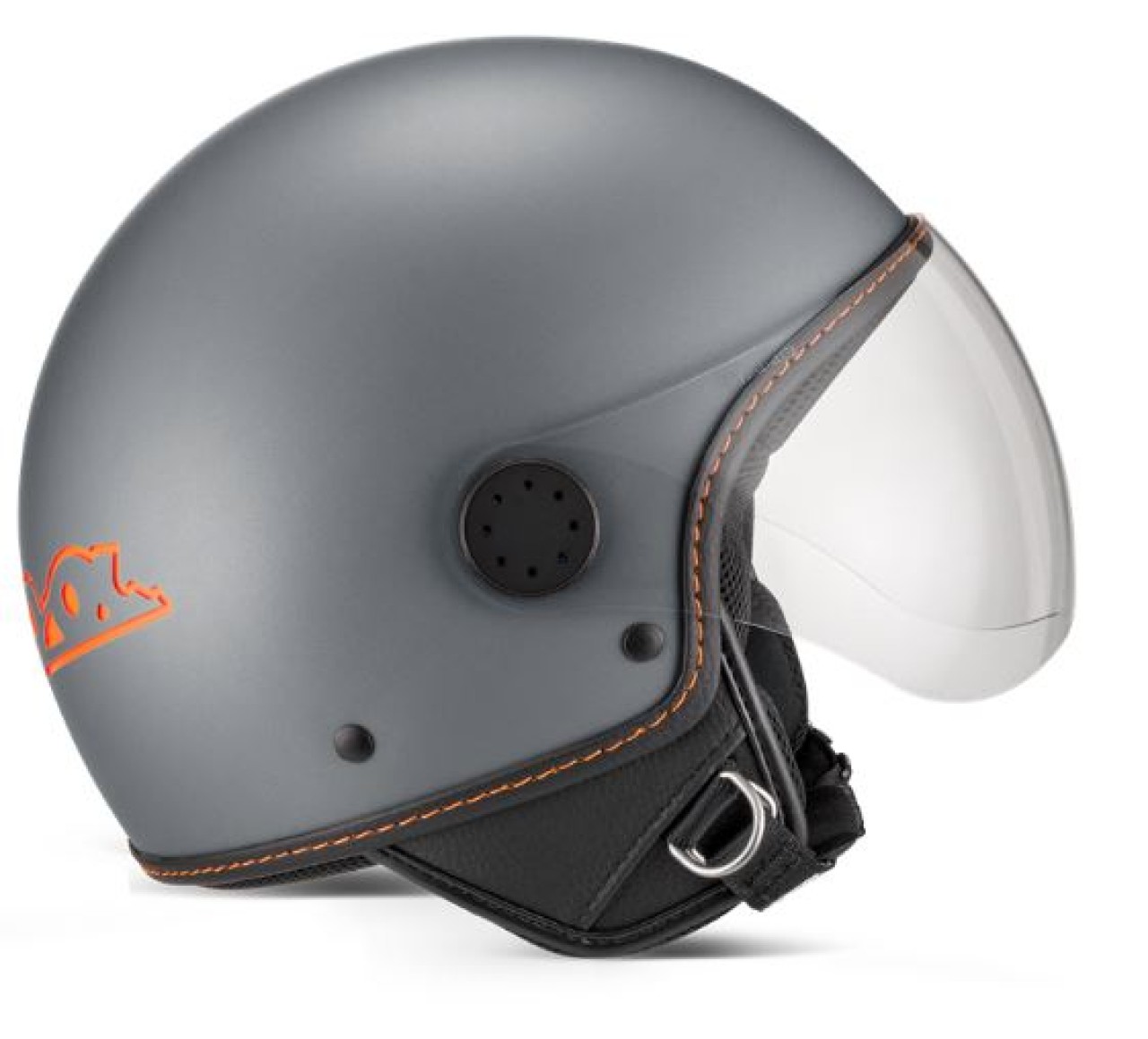 Vespa Jethelm, Vespa Visor LangHe, grau/titanium (707/C)