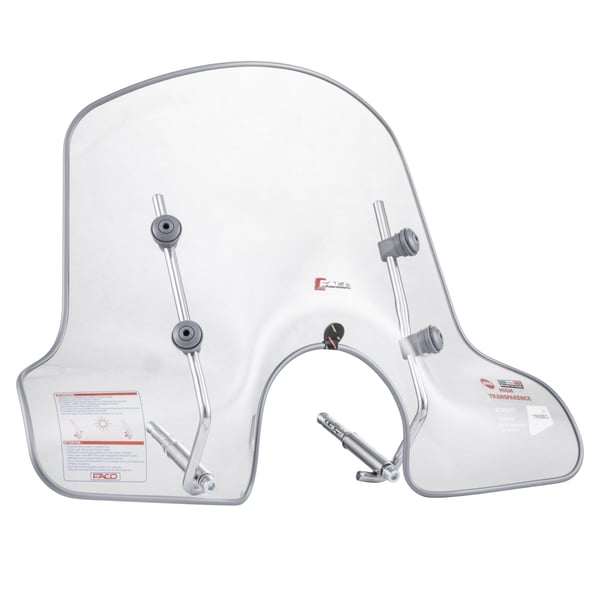 Windschild FACO 4 Jahreszeiten für Vespa GTS/​GTS Super/​GT/​GT L 125-300ccm, klar