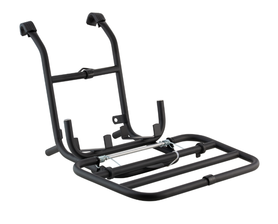 Gepäckträger vorne für Vespa PX 80-200ccm, klappbar, schwarz