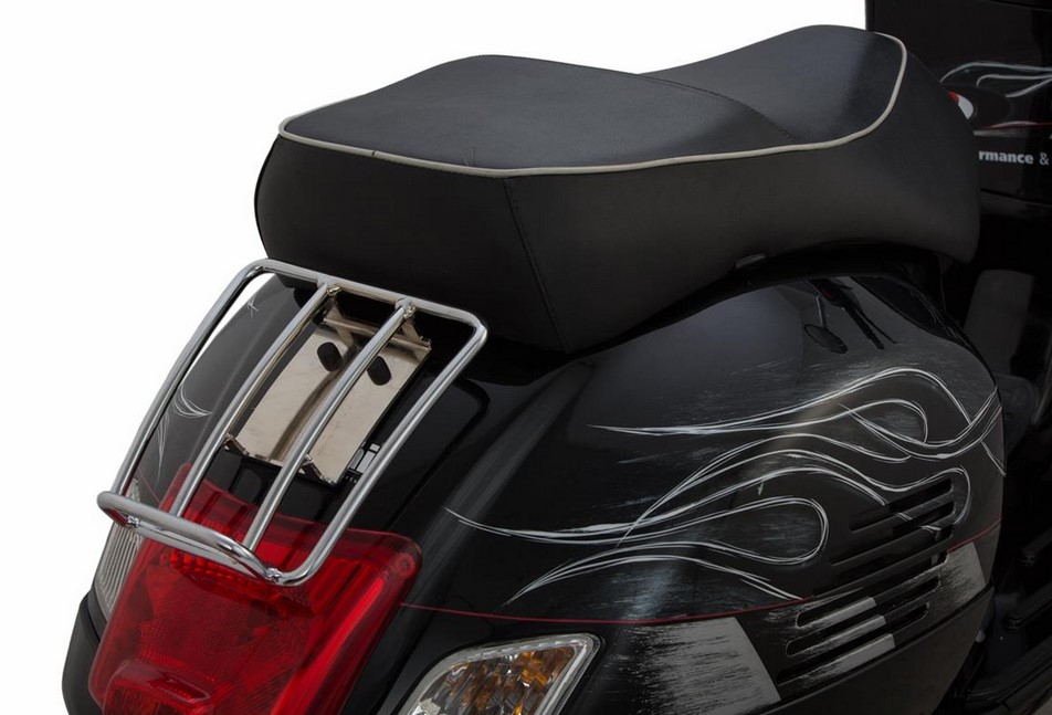 Gepäckträger hinten 70's für Vespa GTS/​GTV/GT 125-300ccm 4T LC, chrom