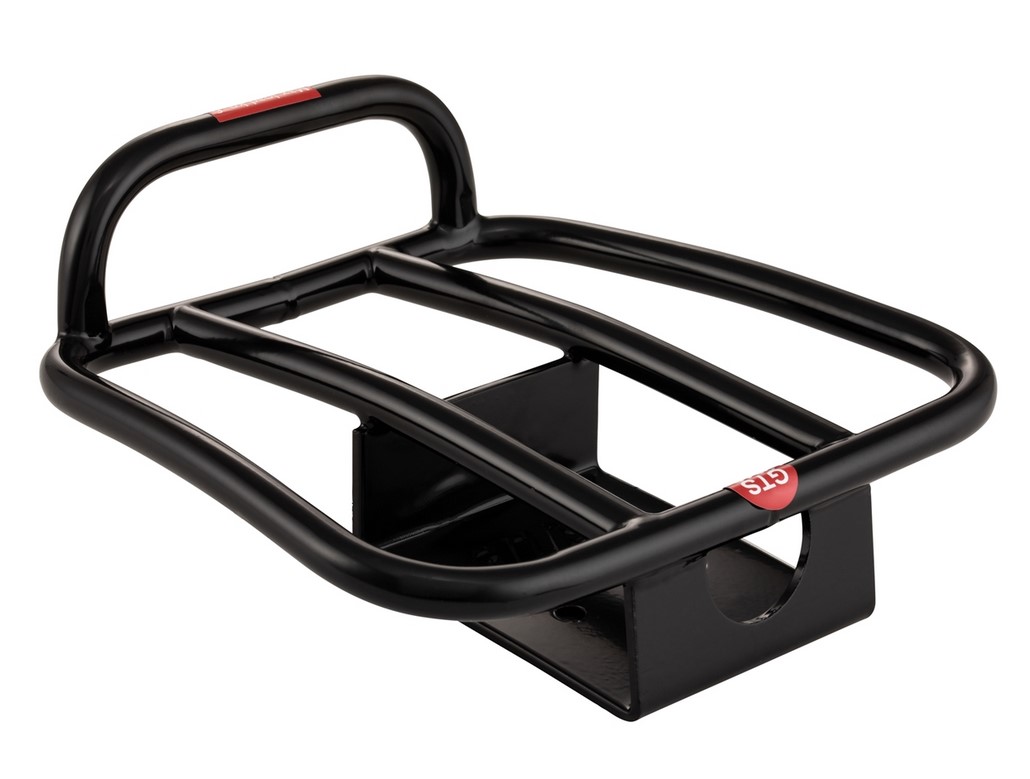 Gepäckträger hinten 70's für Vespa GTS /​ GTS Super HPE 125-300 ('19-), schwarz glänzend