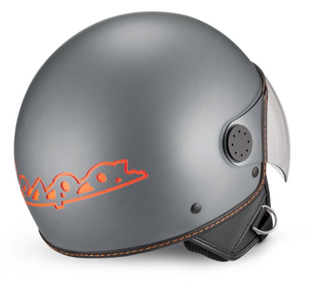 Vespa Jethelm, Vespa Visor LangHe, grau/titanium (707/C)