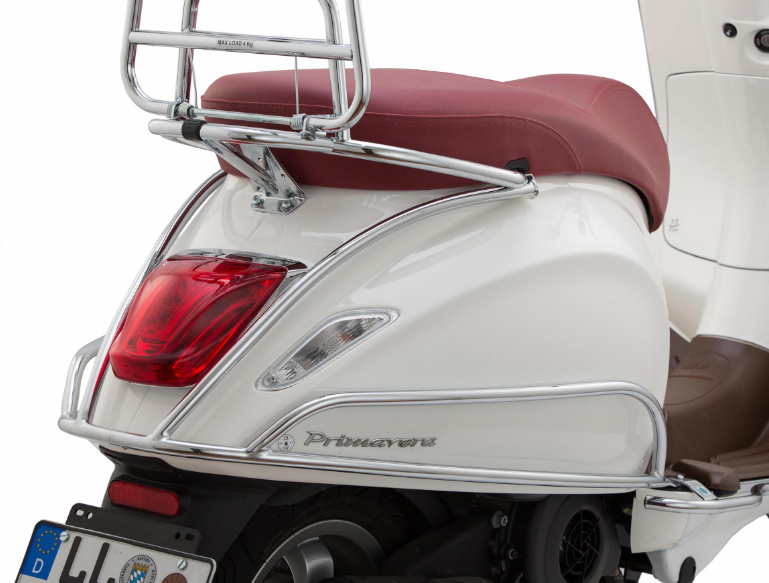 Sturzbügel Seitenhaube für Vespa Primavera/​Sprint/Elettrica 50-150ccm, chrom