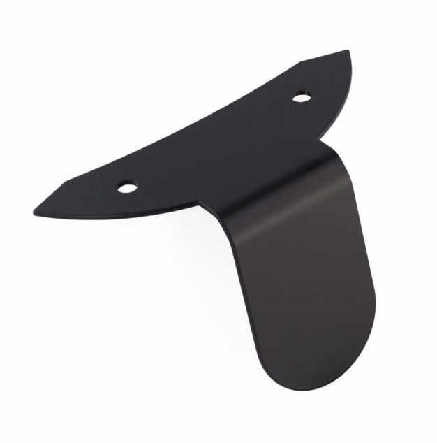 Halter Pickerl für österreichische Prüfplakette für Vespa GTS/​GTS Super/GTV/GT, schwarz glänzend