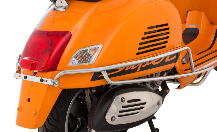 Sturzbügel Seitenhaube hinten für Vespa GTS /​GTS Super /GTV /​GT 60, 125-300ccm, chrom
