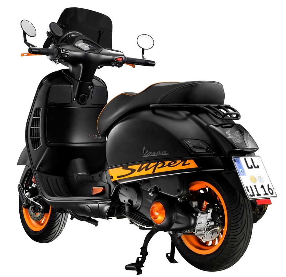 Öleinfüllschraube Motoröl für Vespa, orange matt