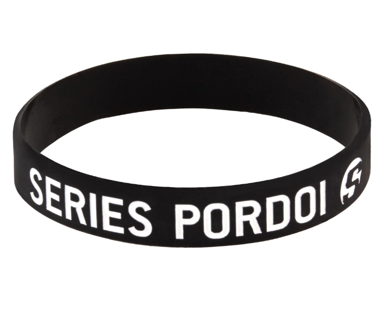 Gummiband "SERIES PORDOI" für Kotflügelnippel, schwarz