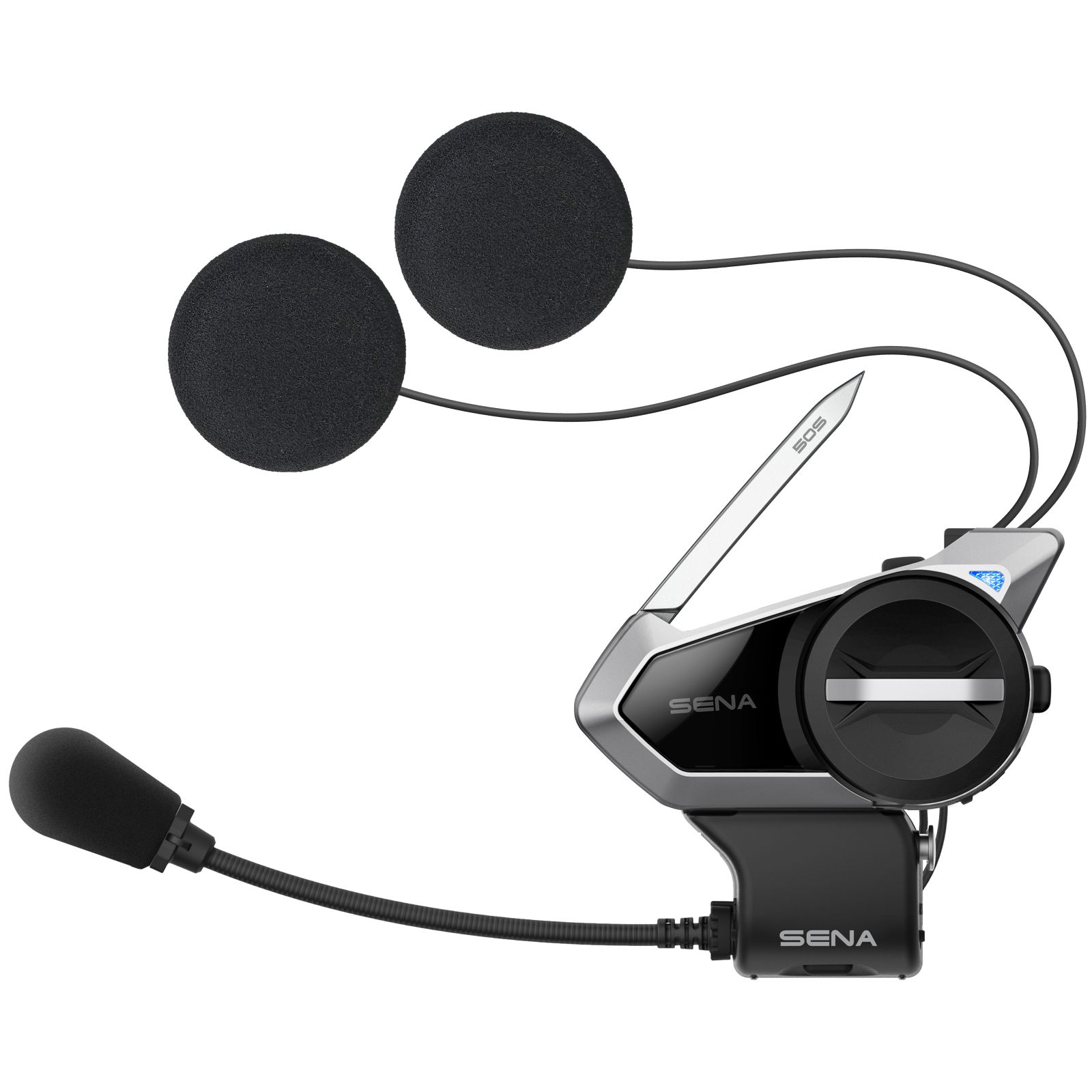 SENA 50S Einzelset - Sound by Harman Kardon - Bluetooth Kommunikationssystem für Motorräder