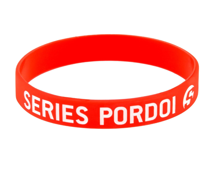 Gummiband "SERIES PORDOI" für Kotflügelnippel, rot