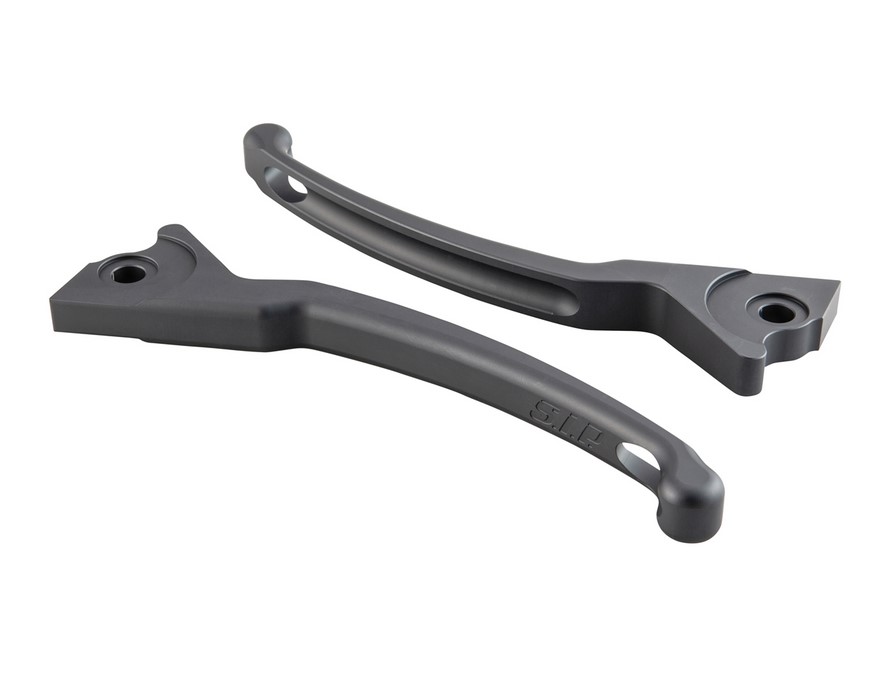Sporthebel Set Bremse für Vespa, rechts und links, grau matt
