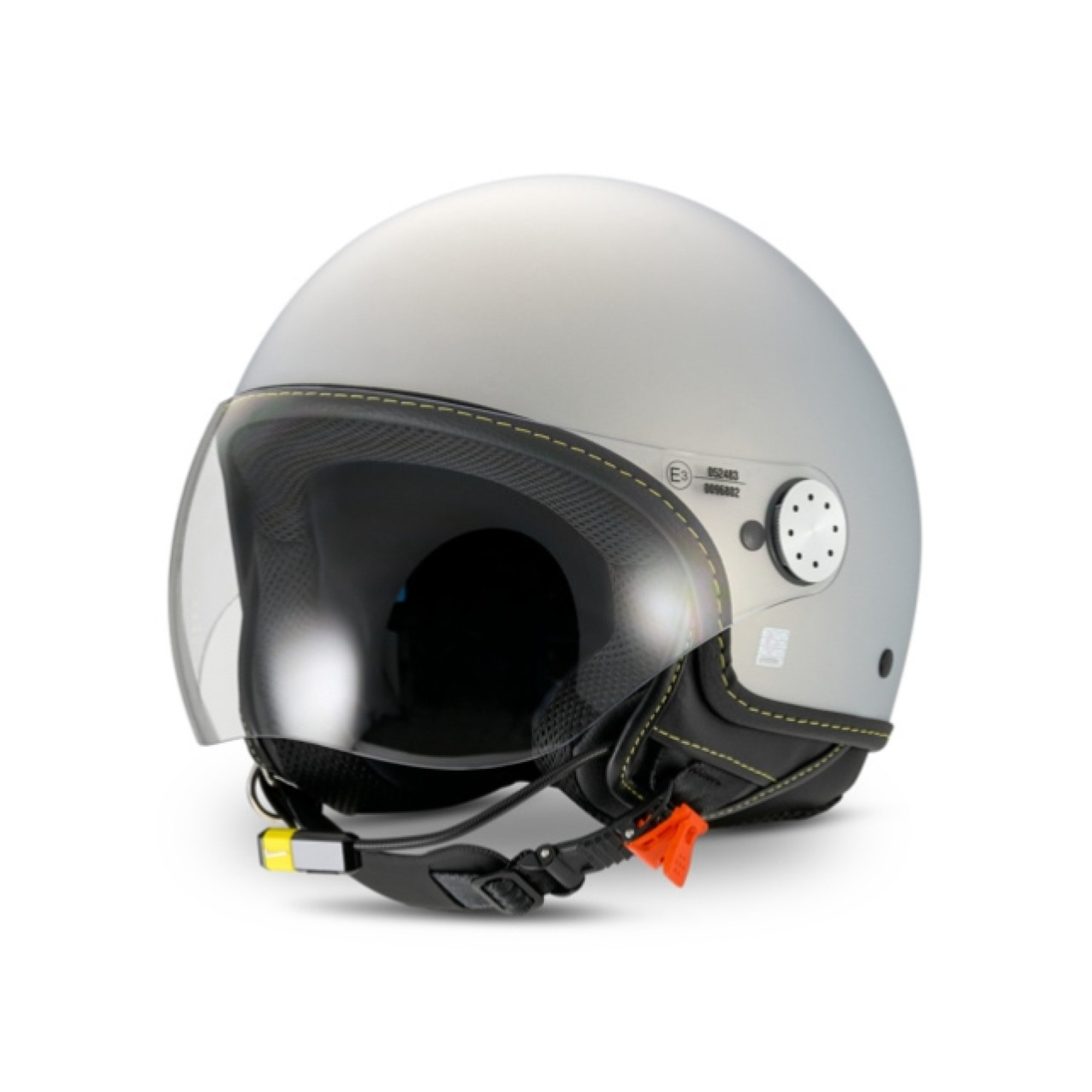 Vespa Jethelm Visor 4.0 Grigio Entusiasta Matt - Bluetooth