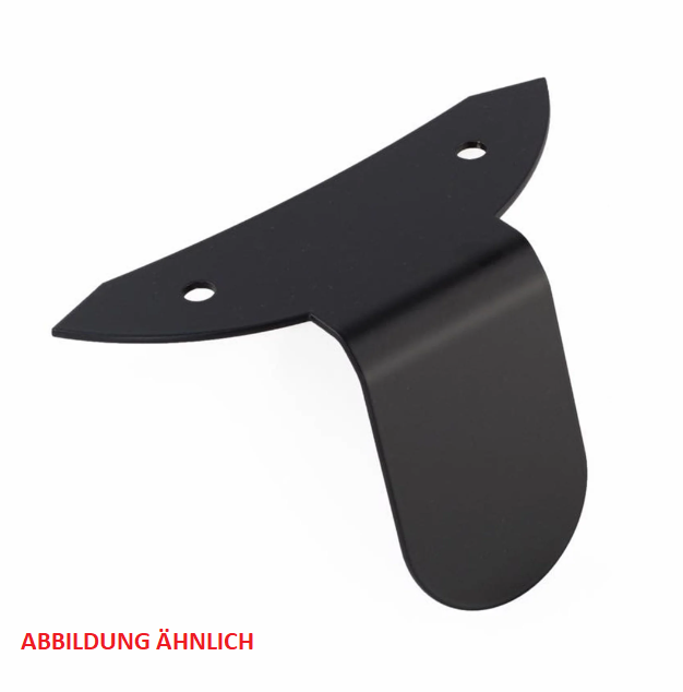 Halter Pickerl für österreichische Prüfplakette für Vespa GTS/​GTS Super/GTV/GT, schwarz matt
