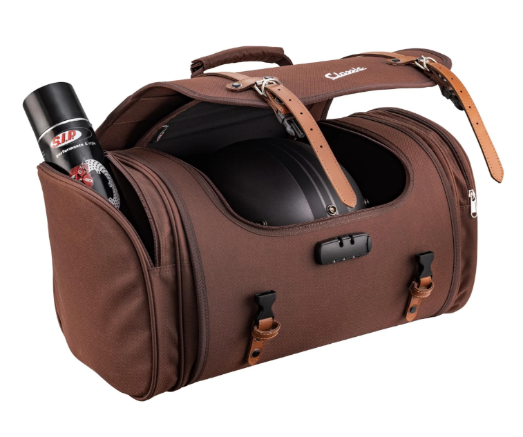 Tasche "Classic" groß für Vespa, Nylon, tobacco braun