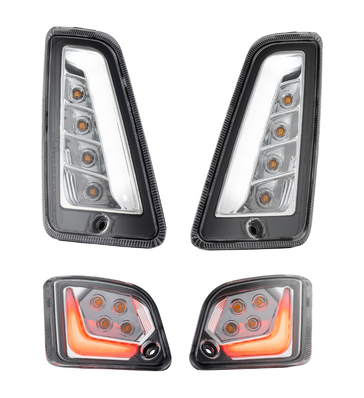 Blinker Kit vorne & hinten für Vespa GTS/​GTS Super/​GTV 125-300ccm, klar