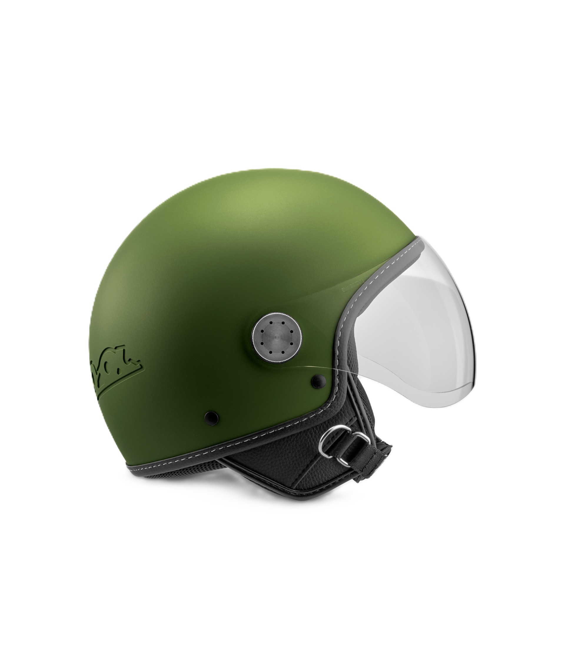 Vespa Jethelm, Vespa Visor LangHe, grün matt (V29)