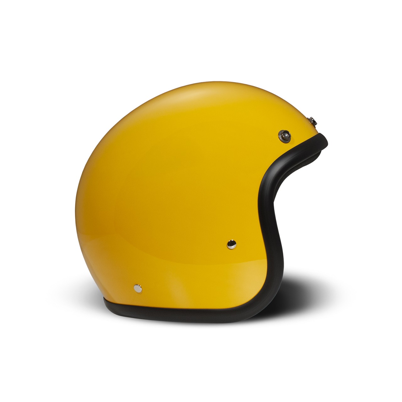DMD Jethelm Retro, gelb, glänzend, Yellow, Fiberglas, ECE 22.06