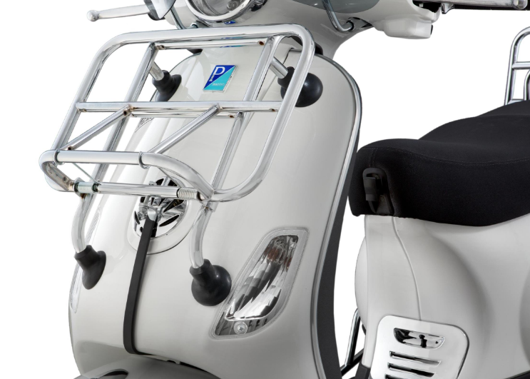 Gepäckträger vorne für Vespa LX /​S 50-150ccm, klappbar, chrom