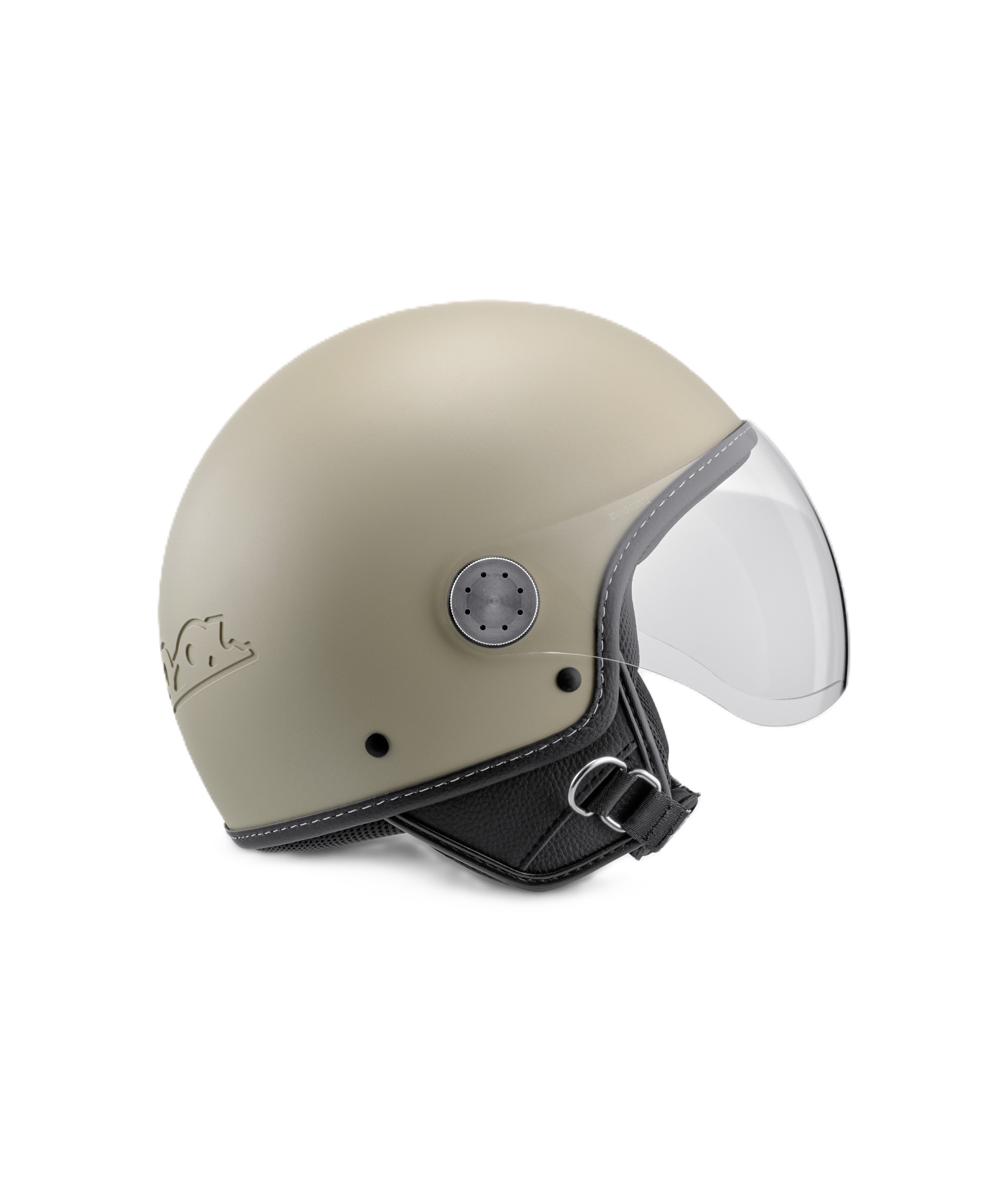 Vespa Jethelm, Vespa Visor LangHe, beige matt (598)