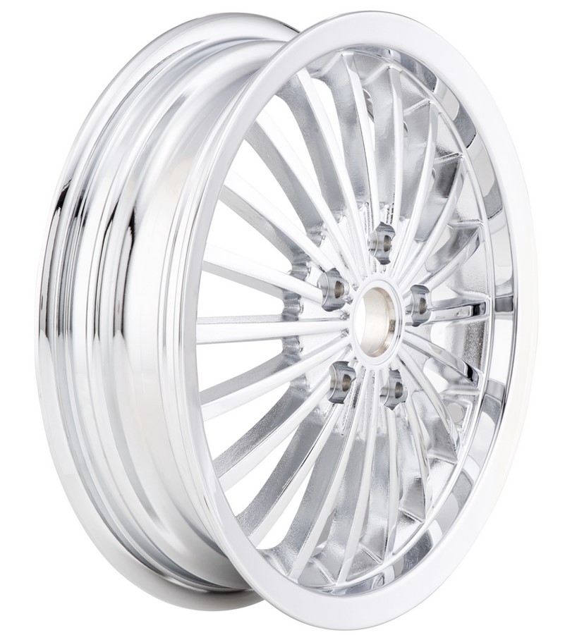 Felge vorne/hinten für Vespa GTS/​GTS Super/​GTV/​GT 60/​GT/​GT L 125-300ccm, chrom