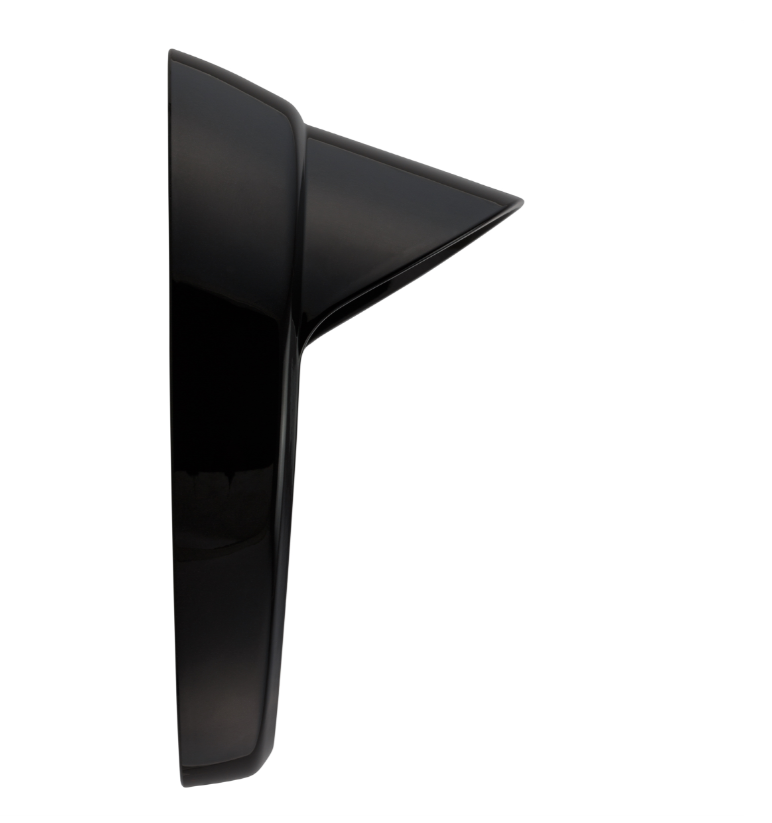 Lampenring mit Lampenschirm für Vespa LX 50-150ccm, schwarz glänzend