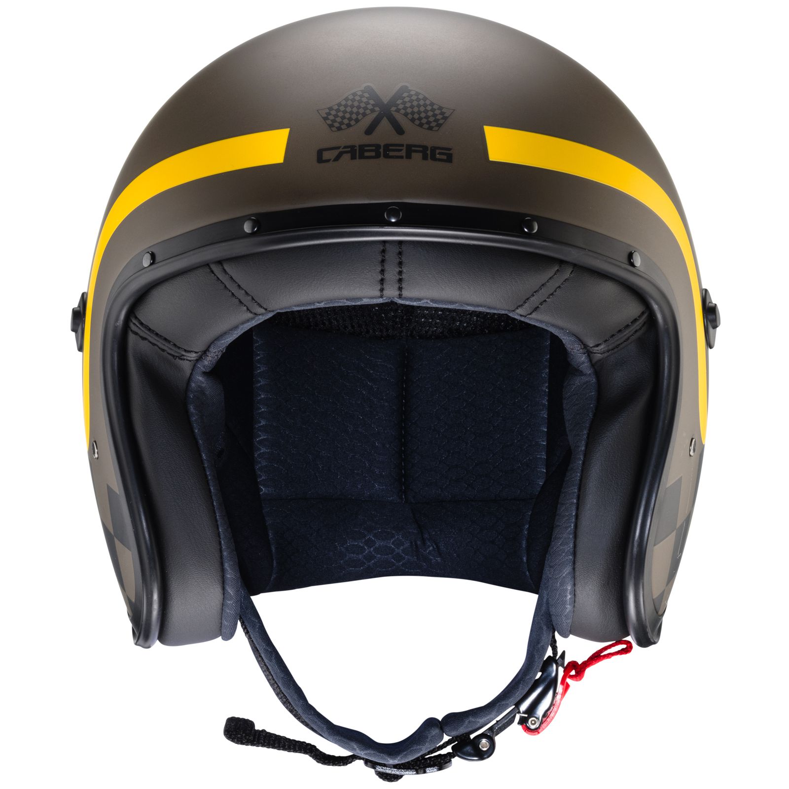 Caberg Helm Freeride Formula, matt-braun/mustard-gelb