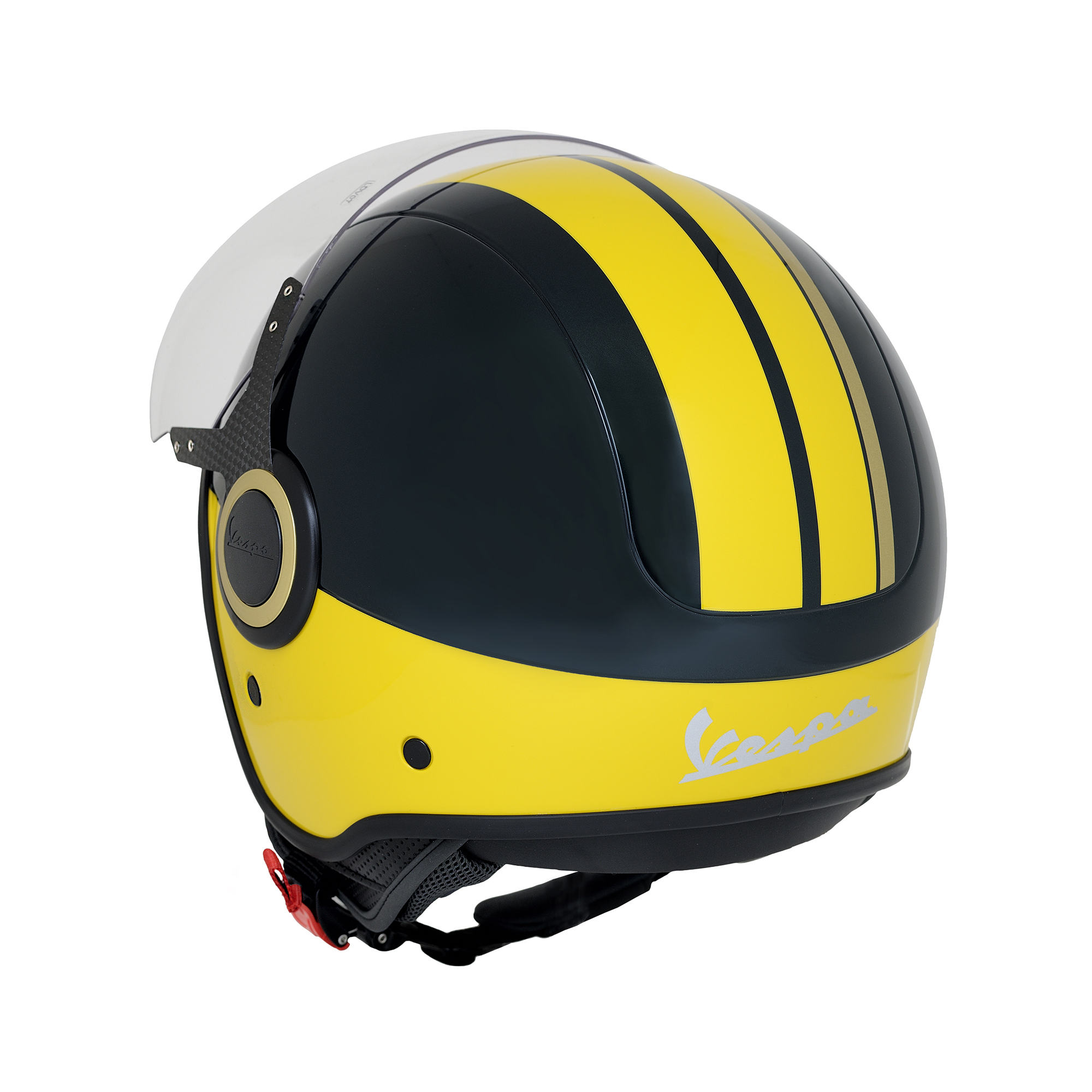 Vespa Jethelm VJ Racing 60s grün / gelb - Sixties