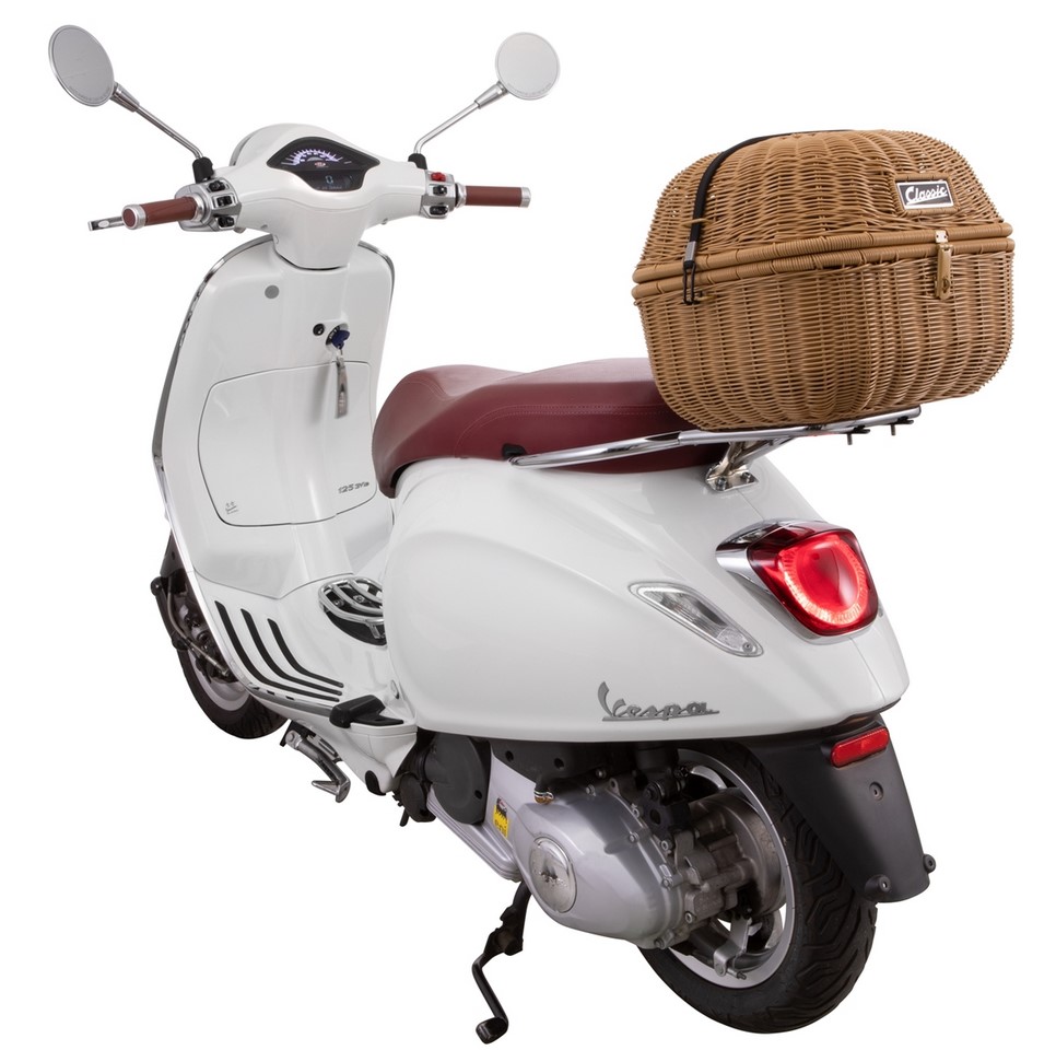 Gepäckkorb Kit Classic für Vespa GTS/​GTV/GT60  125-300ccm, braun
