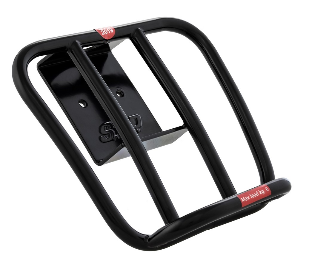 Gepäckträger hinten 70's für Vespa GTS /​ GTS Super HPE 125-300 ('19-), schwarz glänzend