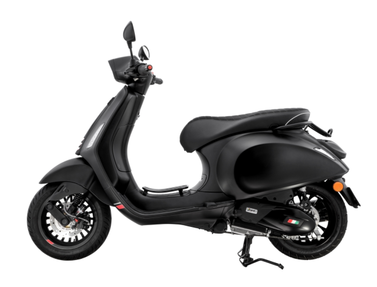 Gepäckträger/Soziushaltebügel schwarz matt für Vespa Primavera/​Sprint 50-150ccm 2T/​4T AC