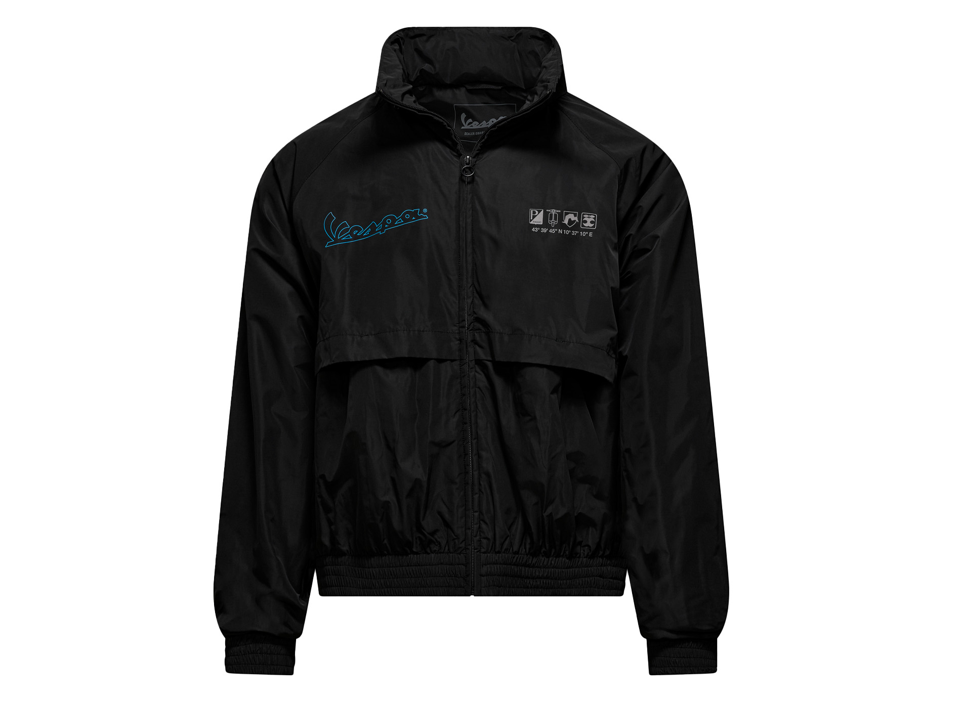 Vespa Windjacke schwarz DEC-Kollektion