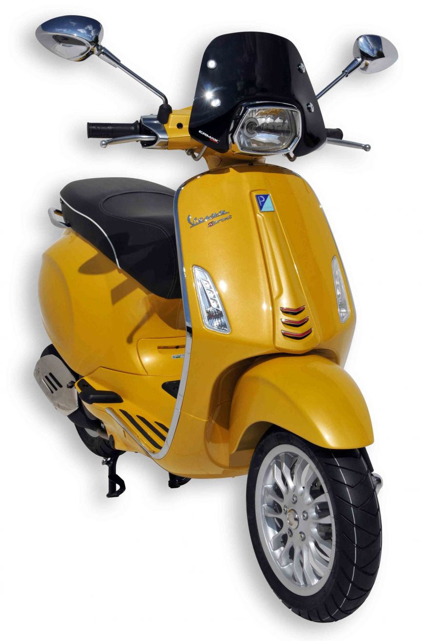 Windschild Ermax Piccolo für Vespa Sprint - schwarz