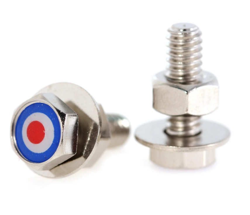 Schraube Nummernschild/-halter "SIP TARGET" für Vespa, Sechskant, M6x20 mm