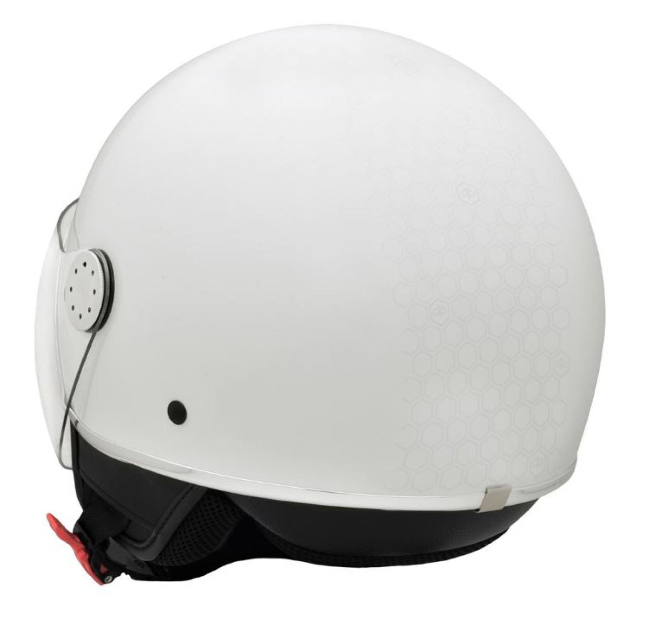 Piaggio Jethelm Demi Jet Mirror weiß matt