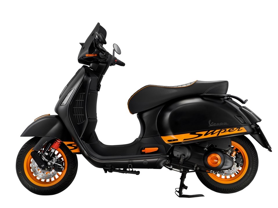 Öleinfüllschraube Motoröl für Vespa, orange matt