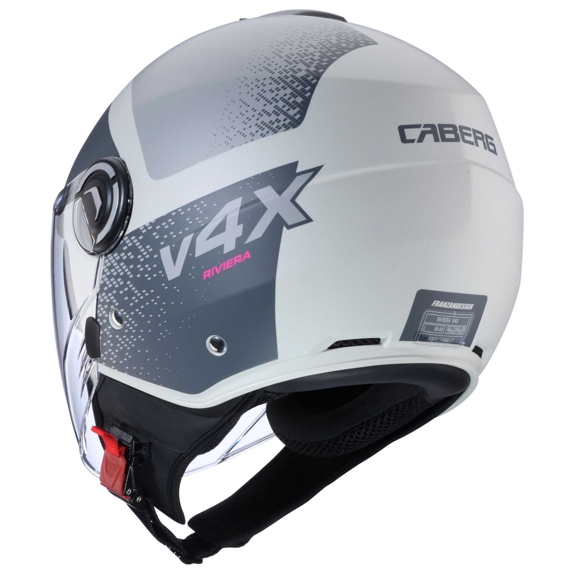 Caberg Helm Riviera V4 X Alpha matt-sand/anthrazit-grau