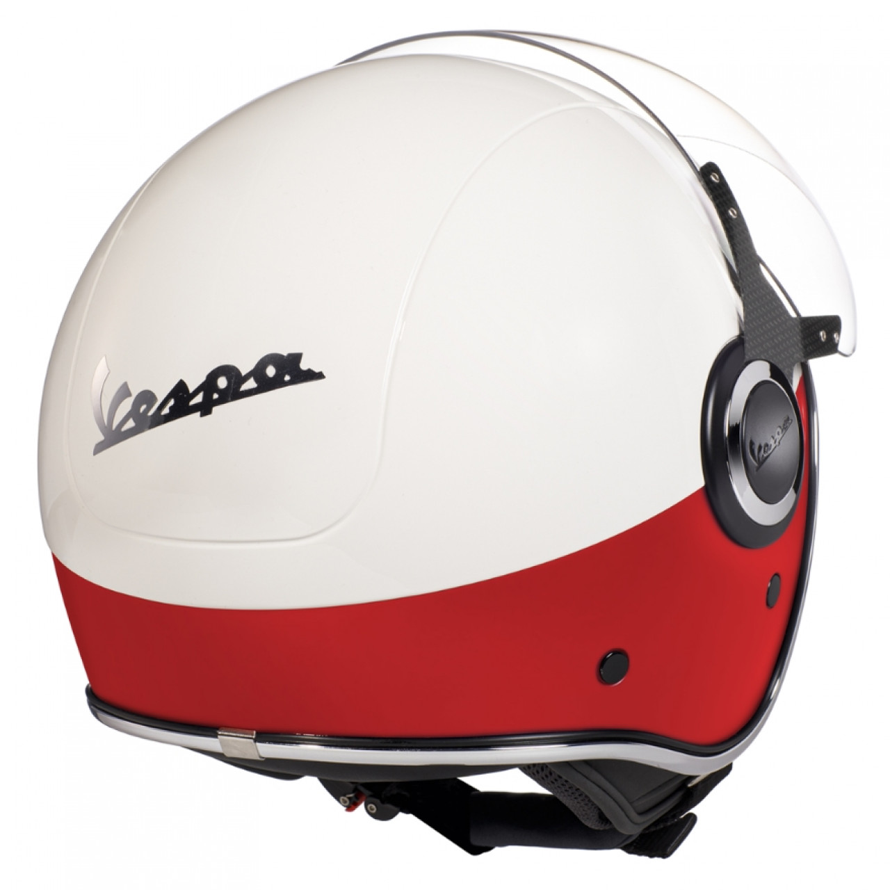 Vespa VJ Helm weiß / rot