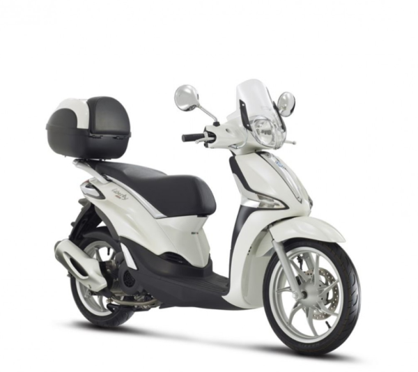 Sport Windschutzscheibe komplett, transparent für Liberty Original Piaggio