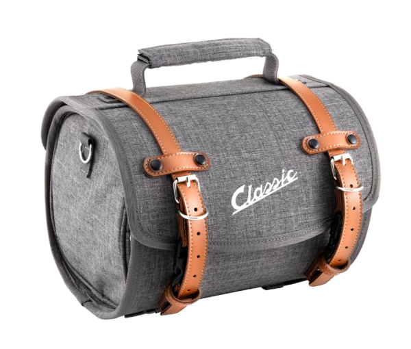 Tasche "Classic" klein für Vespa, Nylon, grau