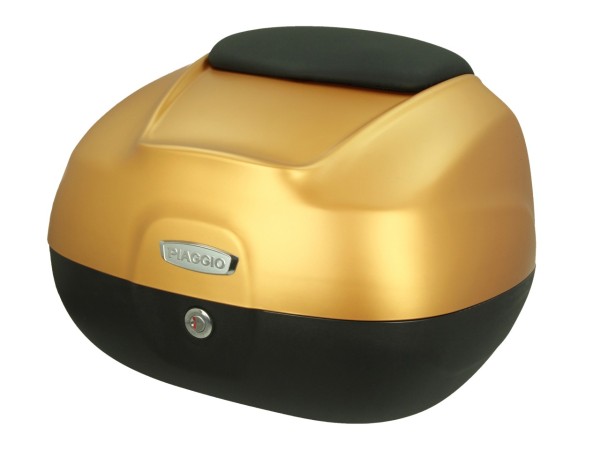 Top Case 37L mit Rückenlehne für Piaggio Medley Sport 125/200 (24-25) - gelb metallic opaco L10