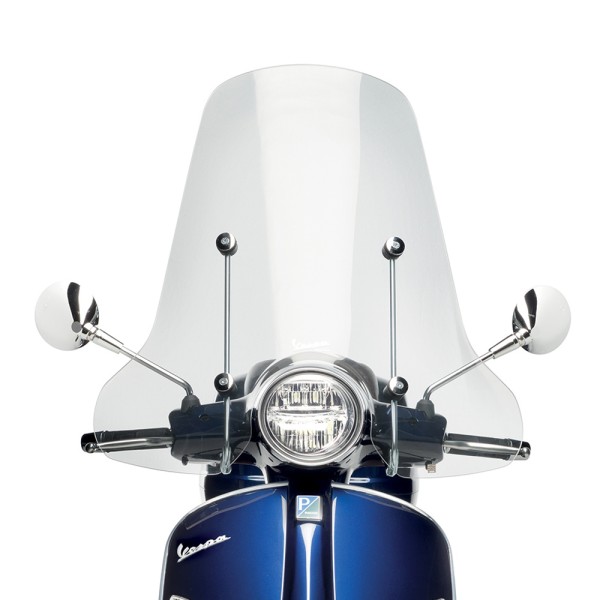 Hohe Windschutzscheibe mit Halterung Vespa GTS / Super (HPE & SuperTech) original Vespa