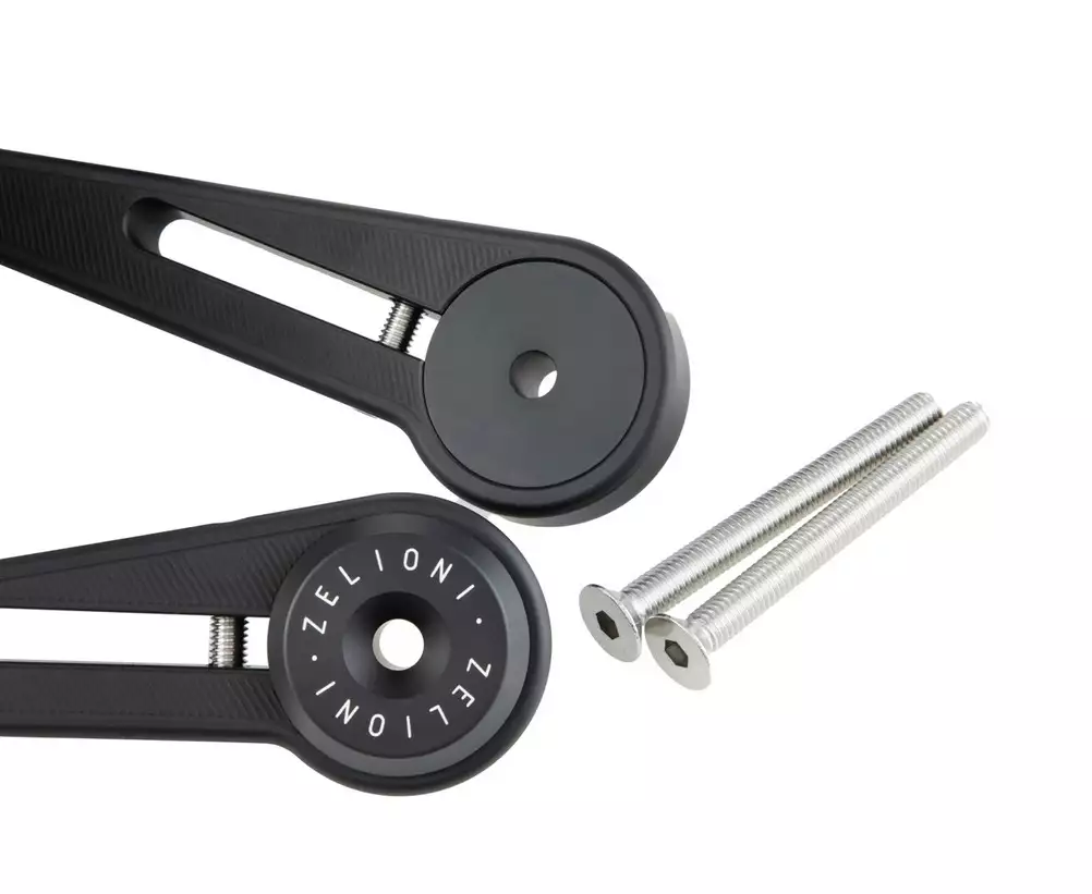 Lenkerendenspiegel ZELIONI für Vespa, rechts und links, schwarz matt