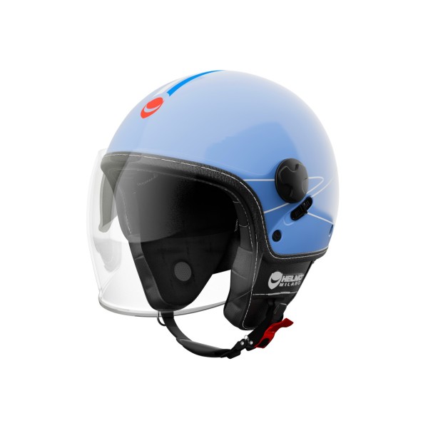 Helmo Milano Demi Jet Eos blau glänzend