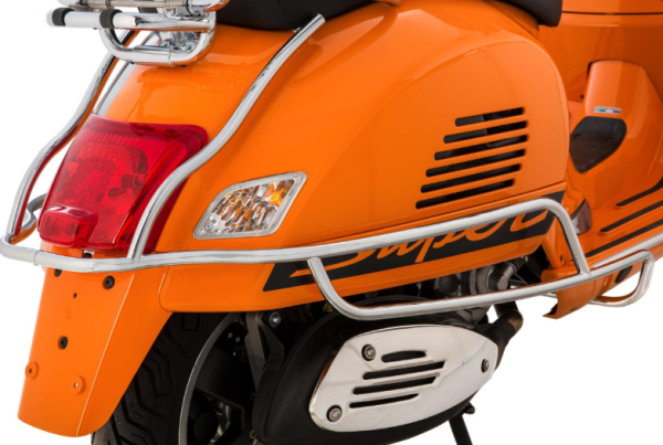 Sturzbügel Seitenhaube hinten für Vespa GTS /​GTS Super /GTV /​GT 60, 125-300ccm, chrom
